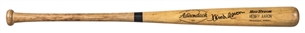 1974 Hank Aaron Game Used & Signed Adirondack Big Stick Model Bat (PSA/DNA GU 9 & Letter of Provenance From Teammate & JSA)